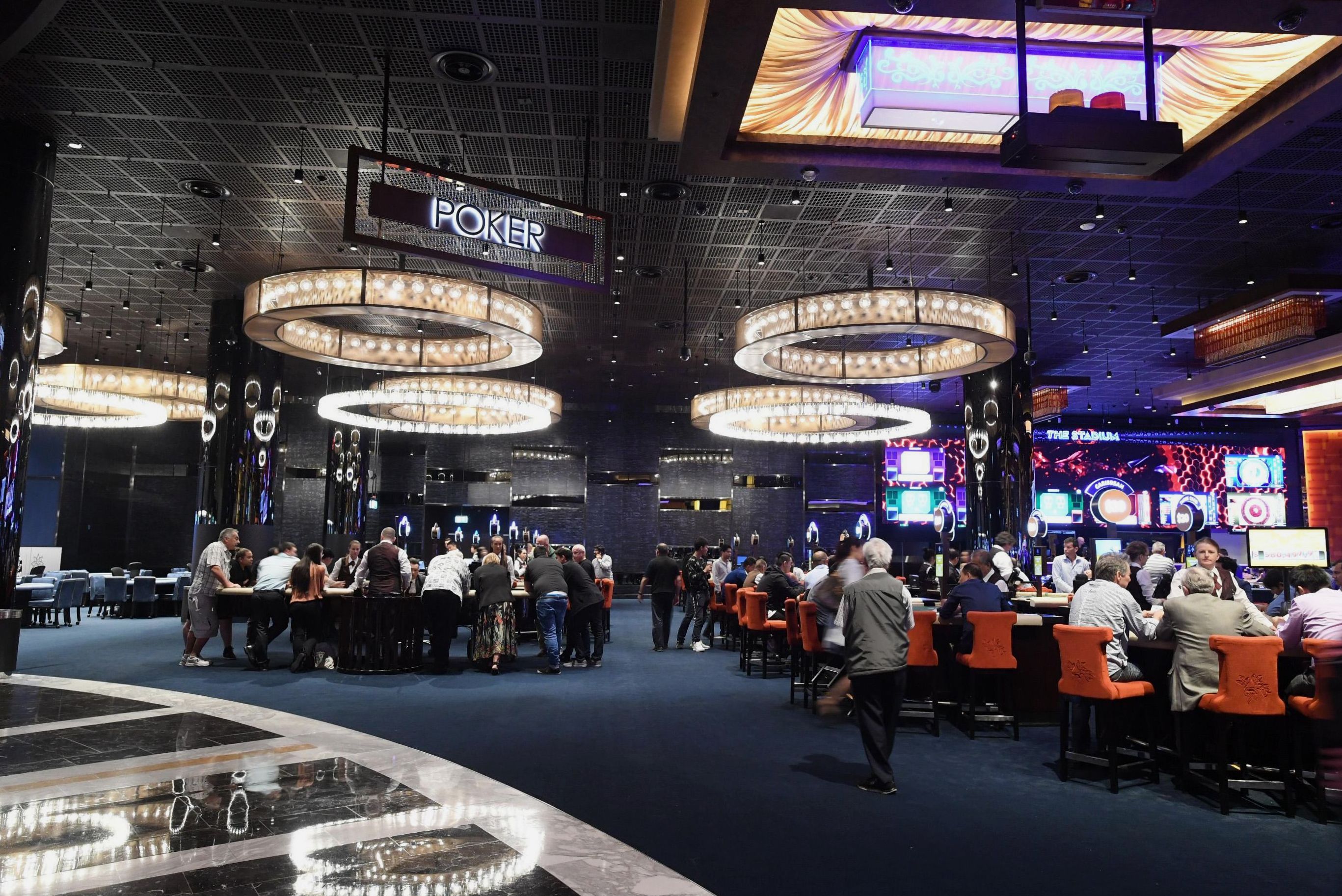 Poker table at The Star Sydney